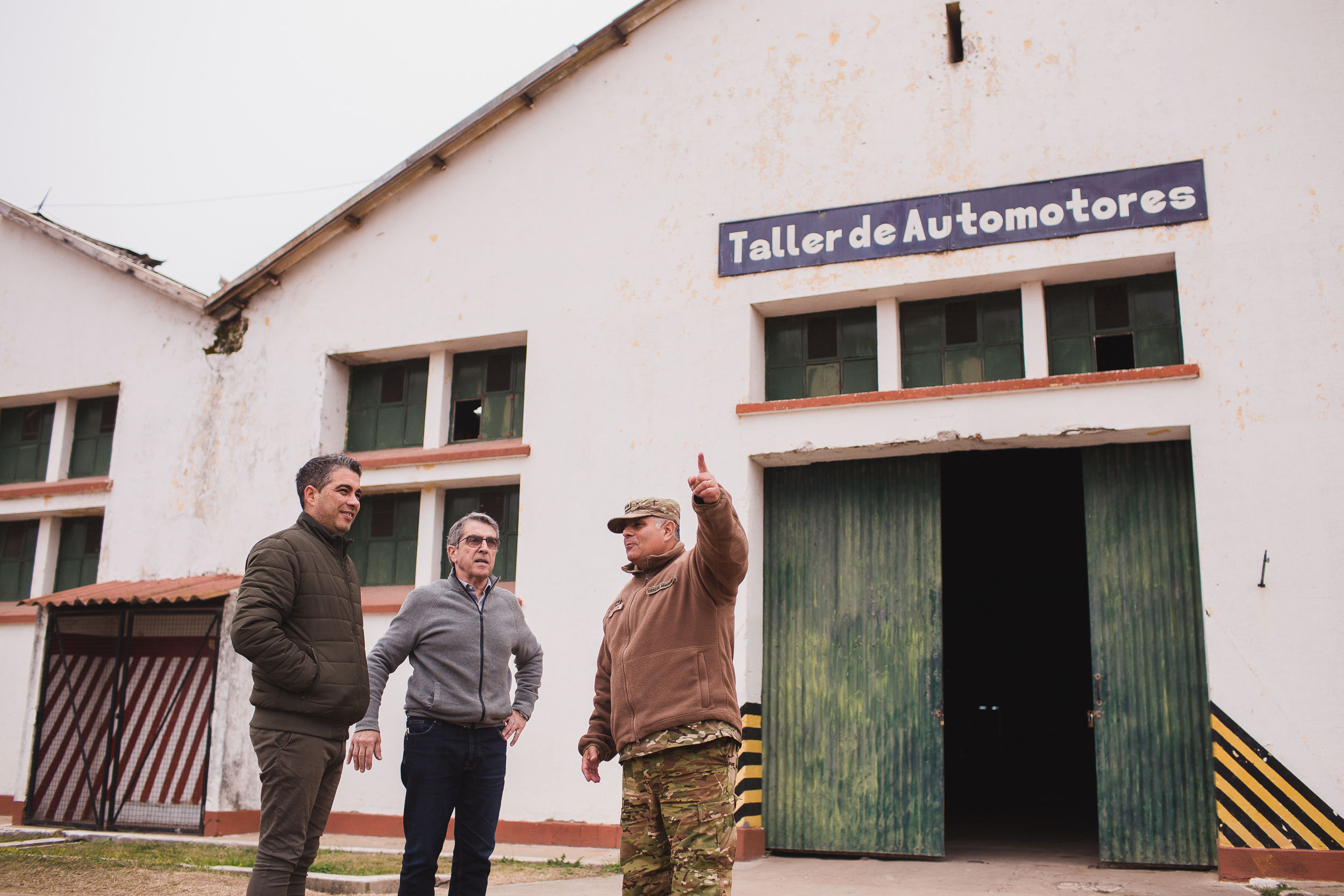 Pipi Traferri trabaja para crear una Escuela de Oficios en el Batallón de Arsenales de Fray Luis Beltrán